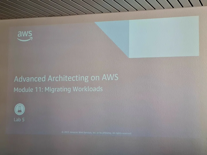 Advanced Architecting on AWS - Training